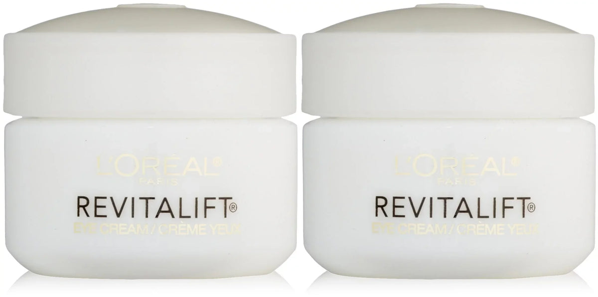 ,Oreal Paris Revitalift Anti Wrinkle + Firming Eye Cream, 0.5 Ounce (Pack Of 2)