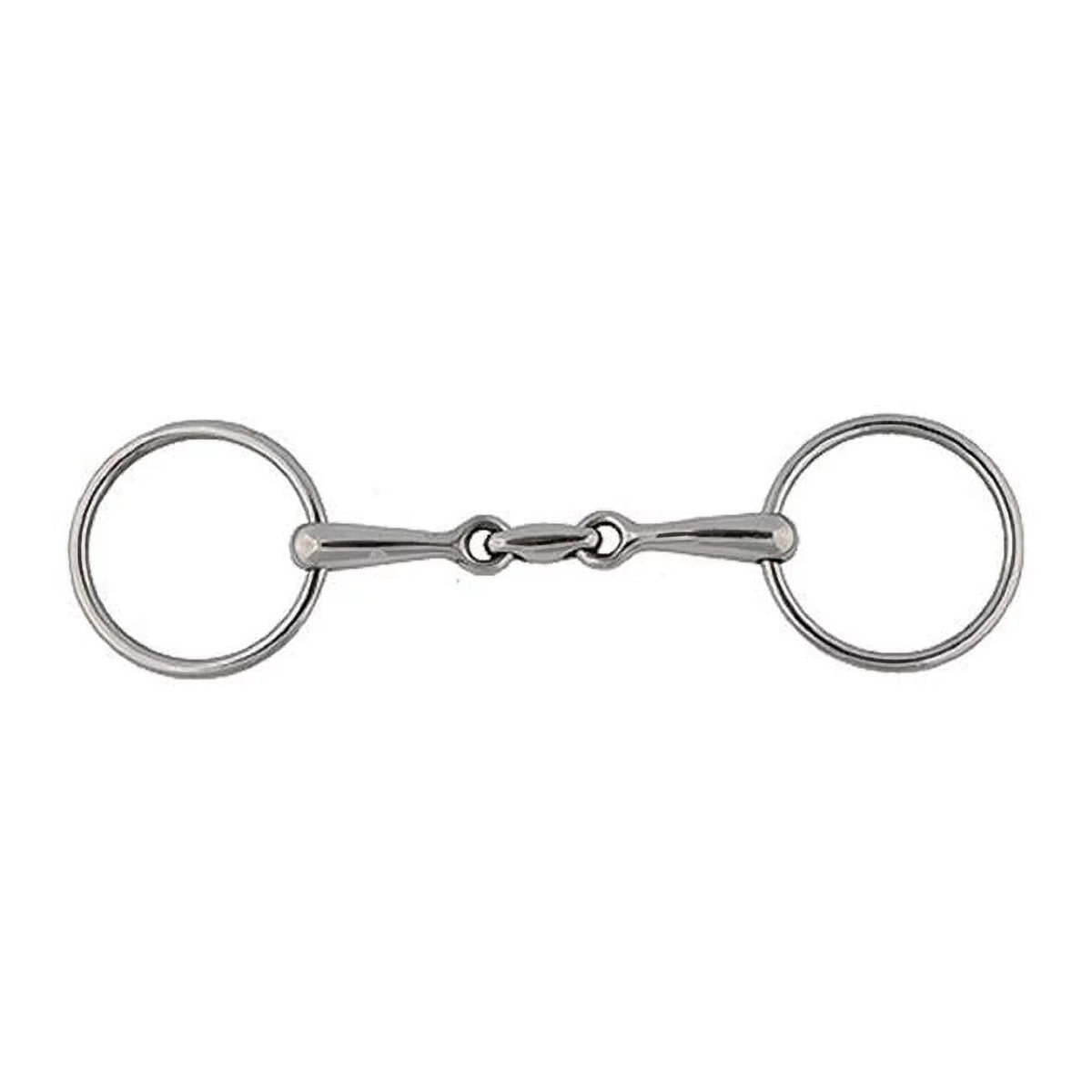 Jacks 10539-5-1-4 Horizontal Elliptical Link Snaffle Bit - 5.25 in.