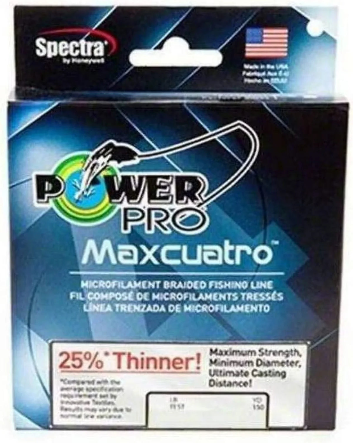 Powerpro Maxcuatro Spectra White Braided Line