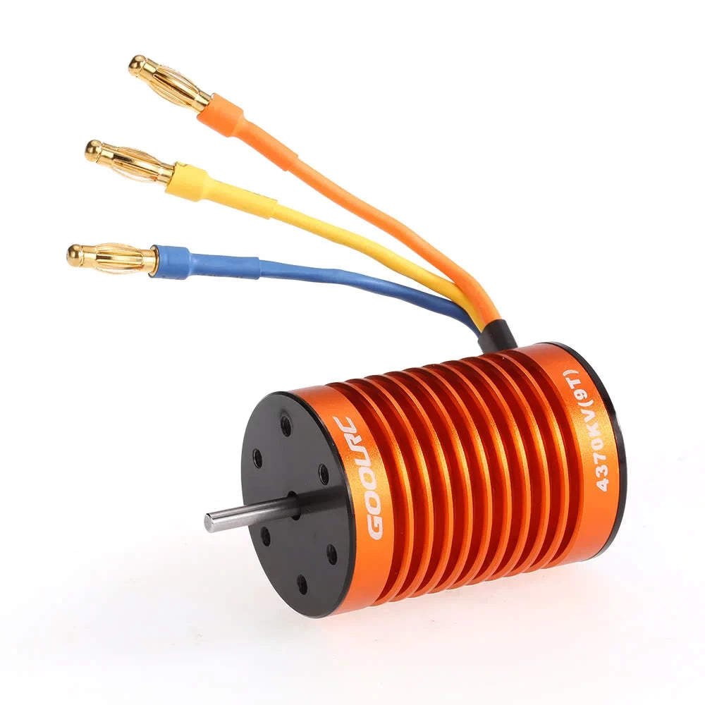 GoolRC  Accessory,Motor 45a  4370kv Motor With 45a Motor And 45a Set 110 1/10 Remote Car 45a Esc Combo Set Car MotorCar 45a 110waterproof MotorCombo  Waterproof Rookin 1/10