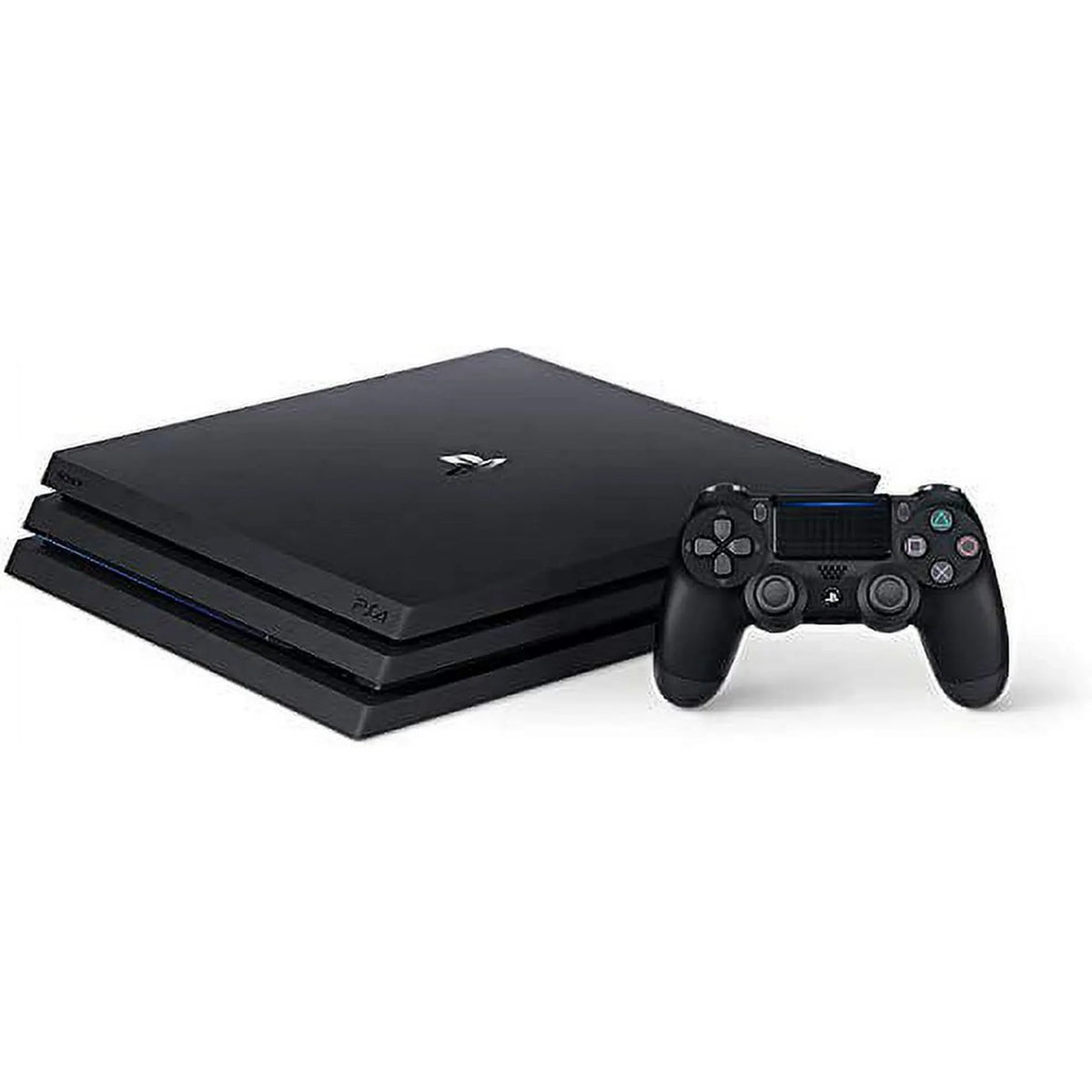 Sony PlayStation 4 Pro 1TB Gaming Console Black with Charging Dock Headset Bolt Axtion Like New