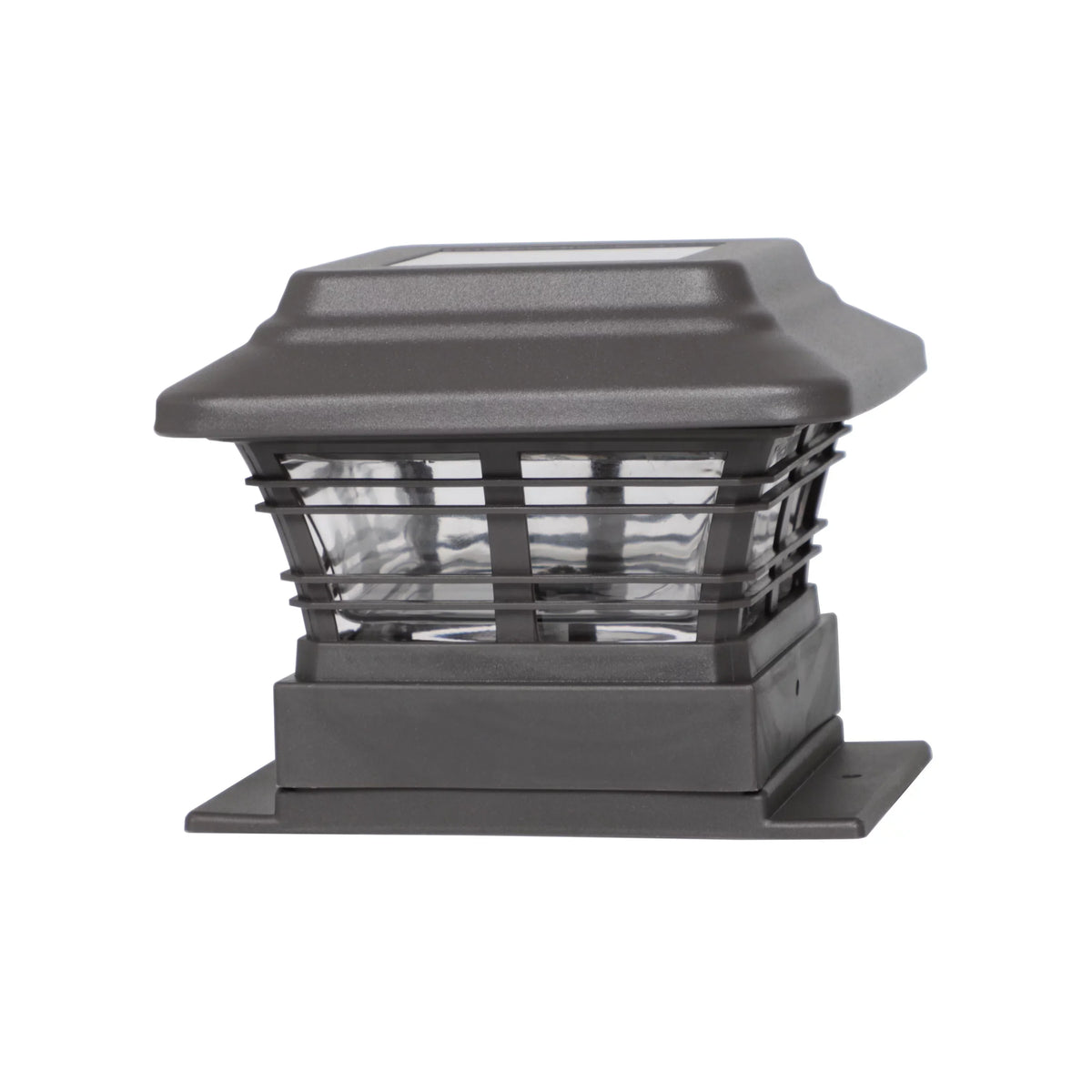 Better Homes & Gardens Solar Powered 4'' x 4'' Post Light,  Light (4-Pack)
