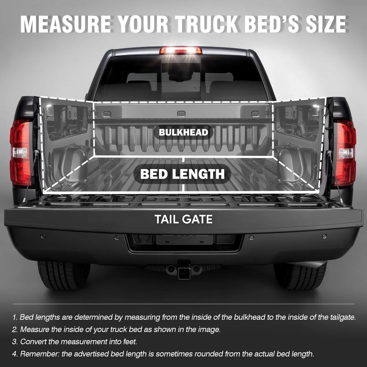 Motoring --028 For 2009 to 2022 Ram Truck 1500 / 3500 Fleetside 6.5Ft Short Bed Hard Solid Tri -Fold Tonneau Cover