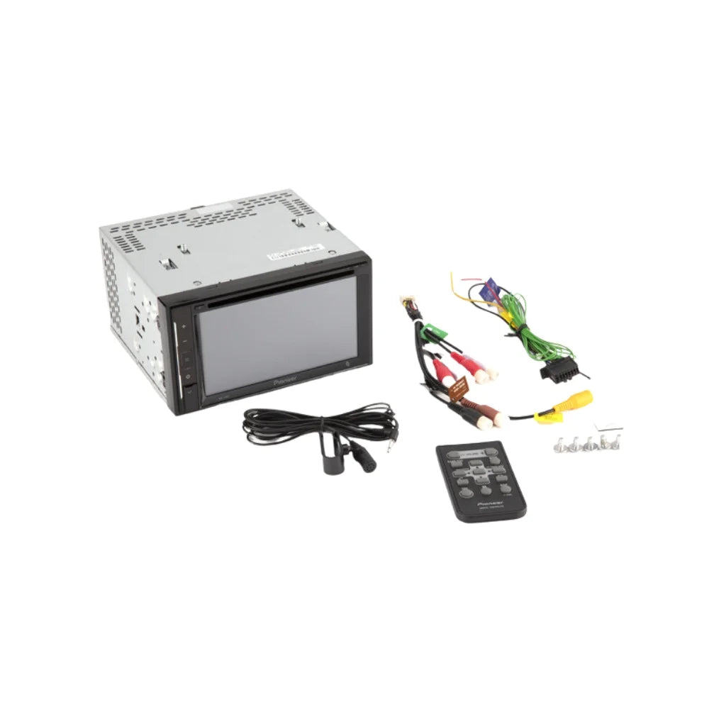 Bundle for 2005-2007 Dodge Durango / Pioneer Double  Car Stereo with Bluetooth/Backup Camera/Installation Kit/in-Dash / / 6.2"  Touchscreen Digital Media Receiver