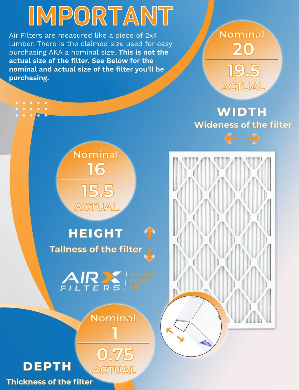 16x20x1 Air Filter  8 Rating, 12 Pack of Furnace Filters Comparable to  700 &  5 - Made in  by     .