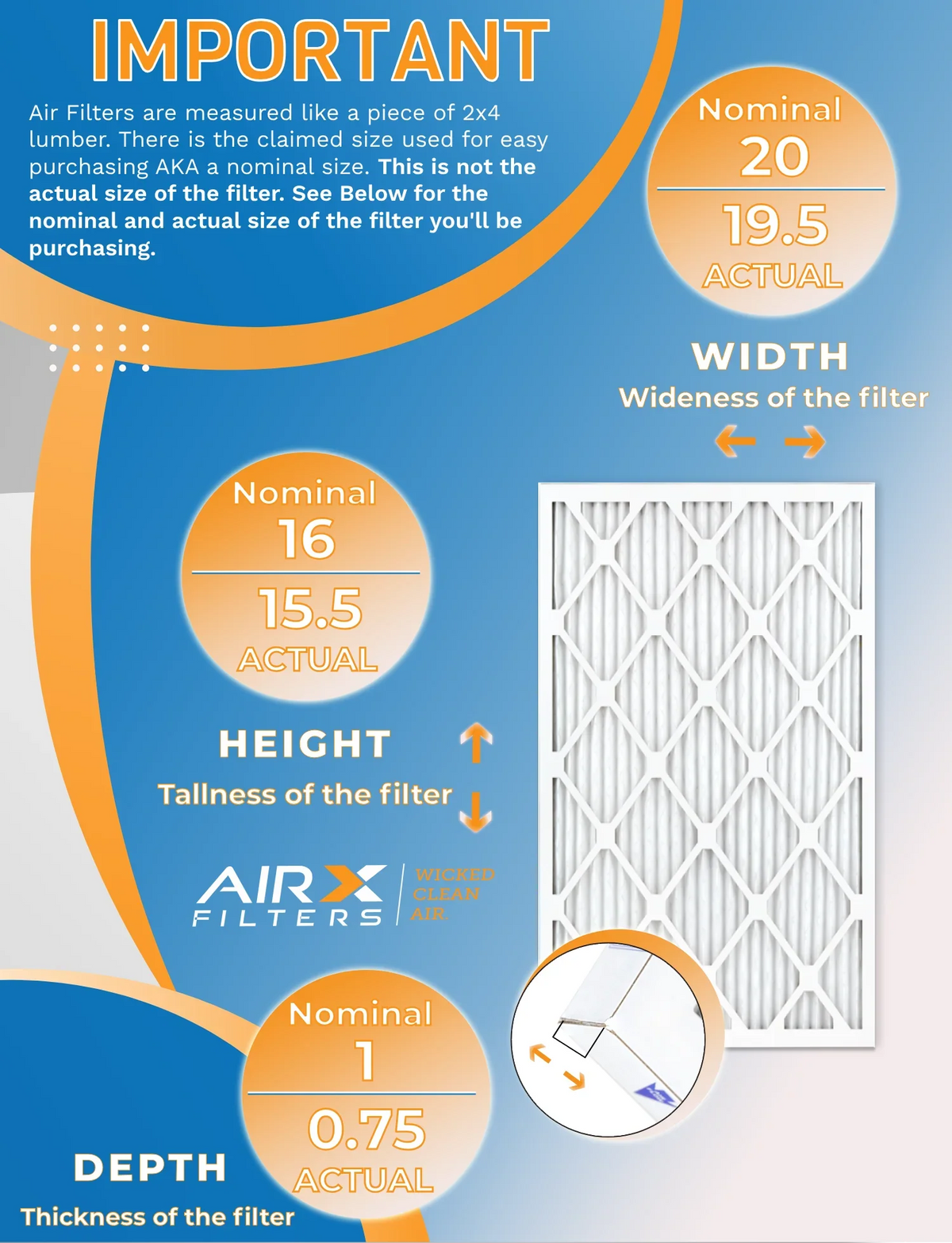 16x20x1 Air Filter  8 Rating, 12 Pack of Furnace Filters Comparable to  700 &  5 - Made in  by     .