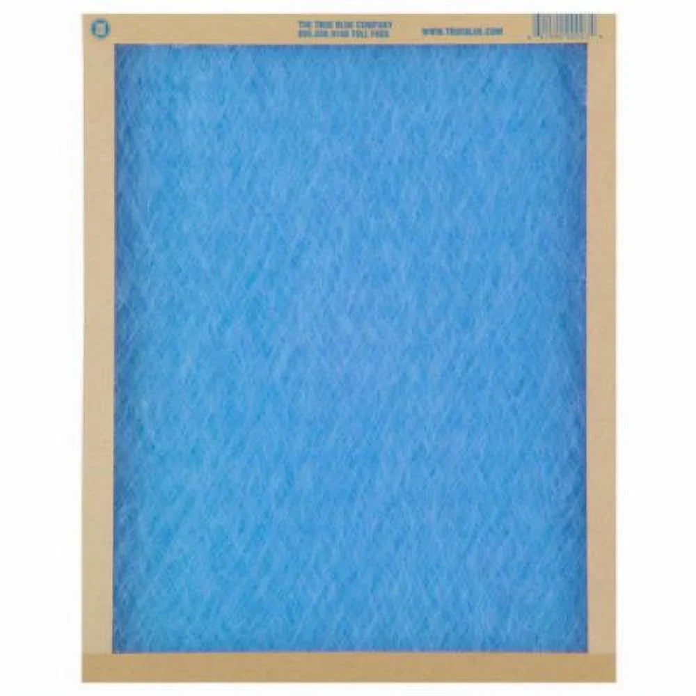 True Blue 112301 12" x 30" x 1" Flat Panel Spun Fiberglass Disposable Furnace Air Filter  2 - Quantity of 12