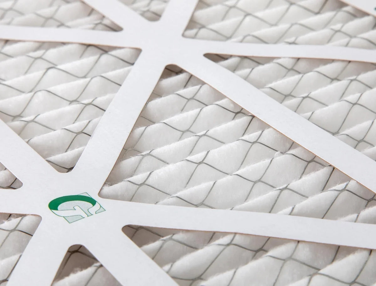10x24x1  10 Pleated  Air Filters by Glasfloss. ( Quantity 5 ) Exact Size: 9-1/2 x 23-1/2 x 7/8