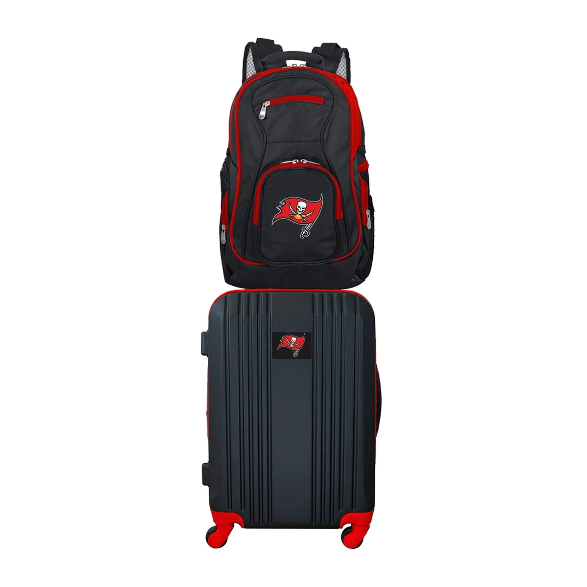 Tampa Bay Buccaneers 2-Piece Luggage and Backpack Set