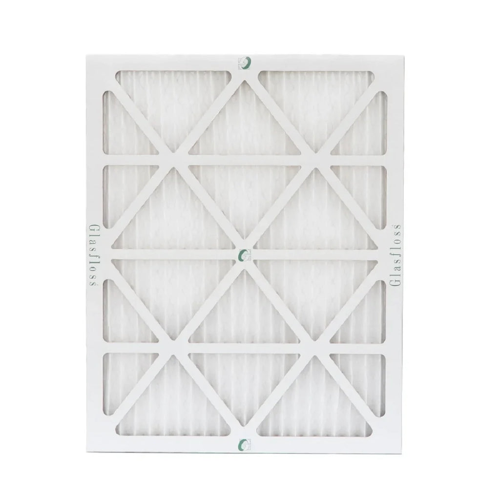 16-3/8 x 21-1/2 x 1  10 Pleated  Furnace Air Filters by Glasfloss Industries. ( 8 Pack ) Replacement filters for Carrier, Payne, & Bryant