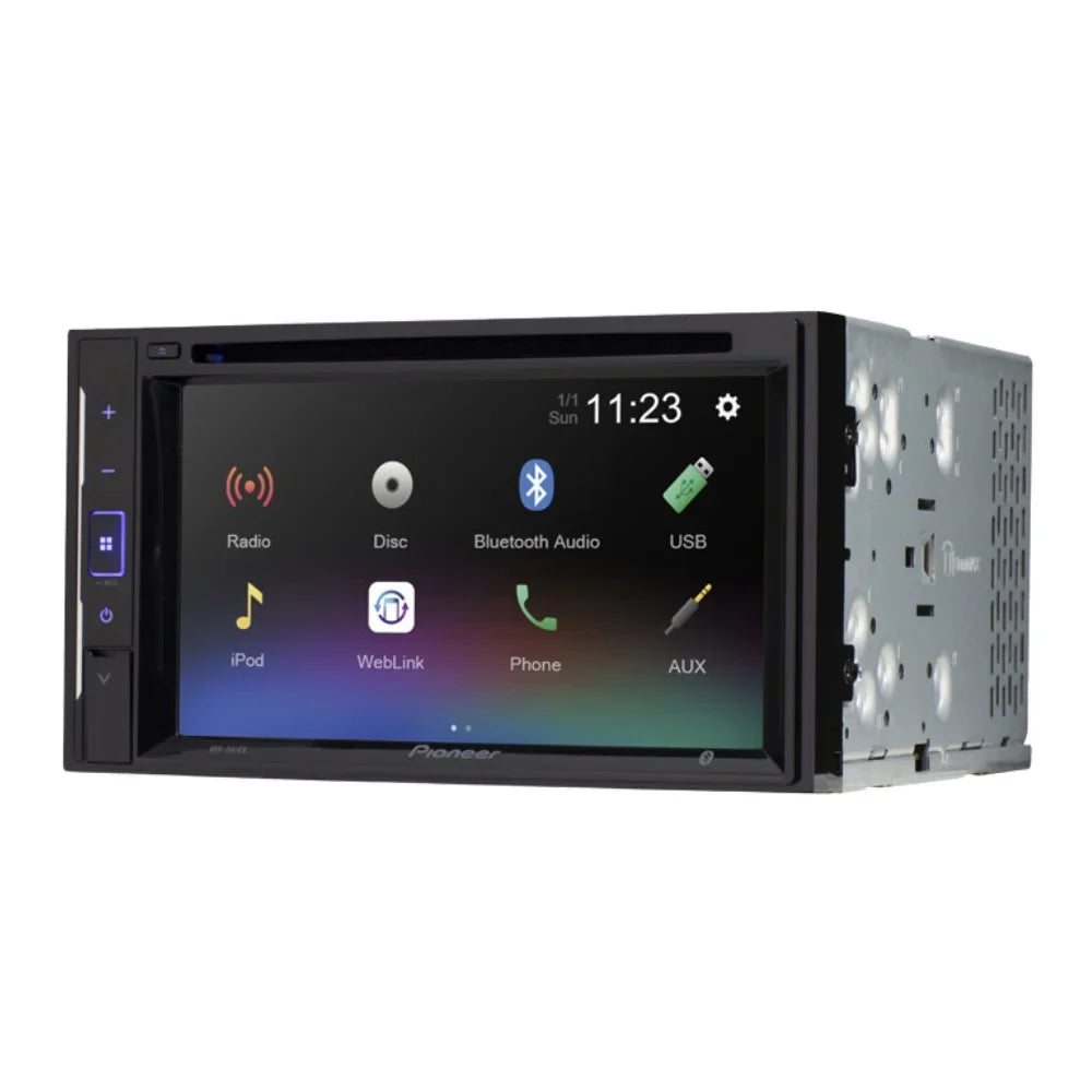 Bundle for 1998-2004 Isuzu Rodeo / Pioneer -241EX Double  Car Stereo with Bluetooth/Backup Camera/Installation Kit/in-Dash / / 6.2" Touchscreen Digital Media Receiver