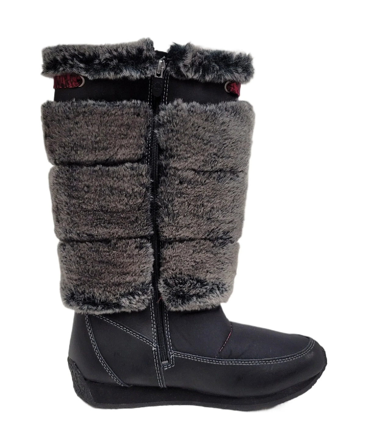 Timberland Junior Big Kid Winterberry Tall Fur Medium Boot Black 59994 size 4.5