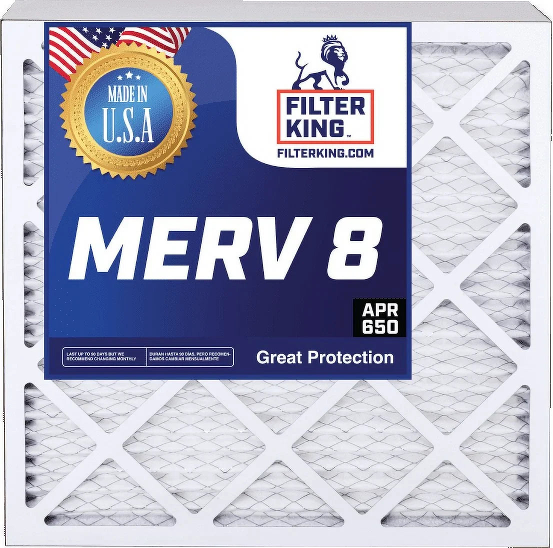 Filter King 9.5x24.5x1a Air Filter | 3- |  8  Pleated / Furnace Filters |    | Actual Size: 9.5 x 24.5 x .75"