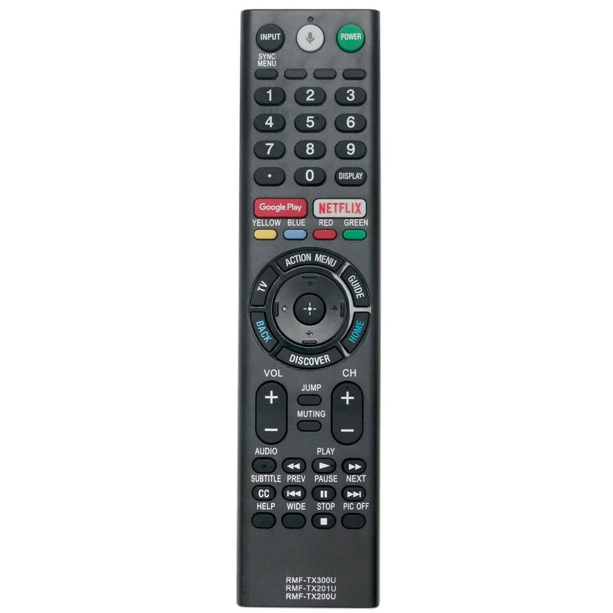 New Voice Replace Remote for Sony Bravia  -75X940D -55X930D -65X930D