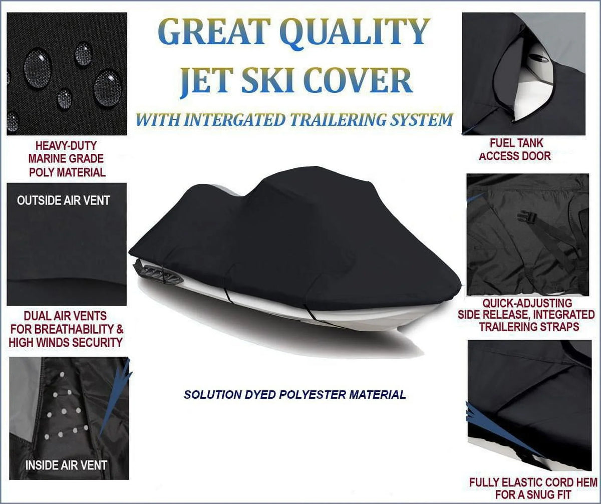 600  JetSki Cover Compatible for  Jet Ski Cover Kawasaki  750