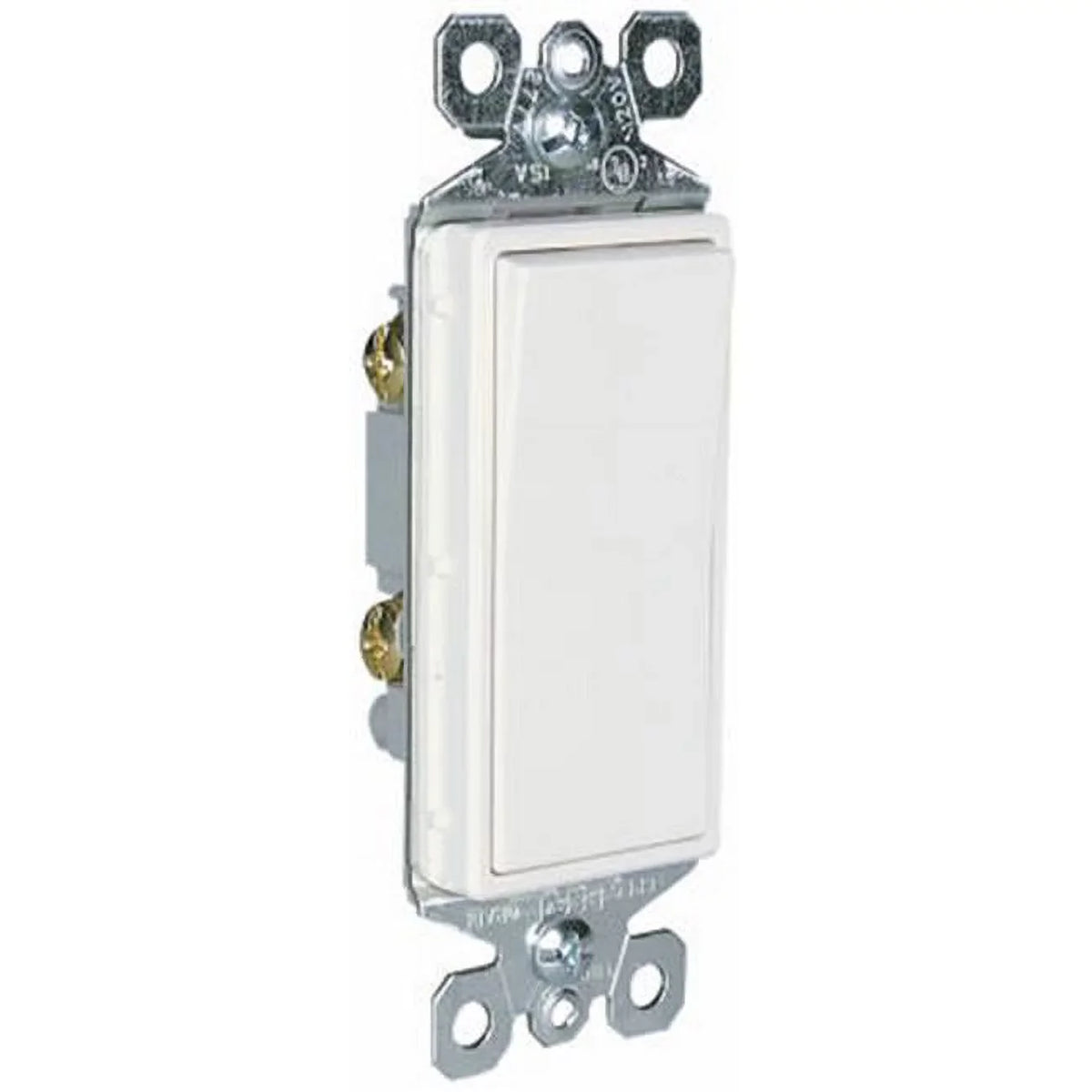 Legrand  Pass & Seymour Decorator 1-Pole Light Switch, White, 10-Pk. - Quantity 1
