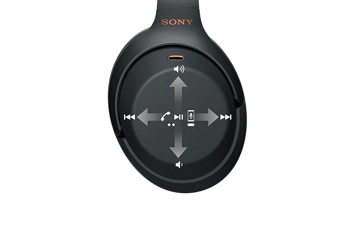 Restored Sony  Noise Cancelling Wireless Bluetooth Over the Ear Headphones, Black (Refurbished)