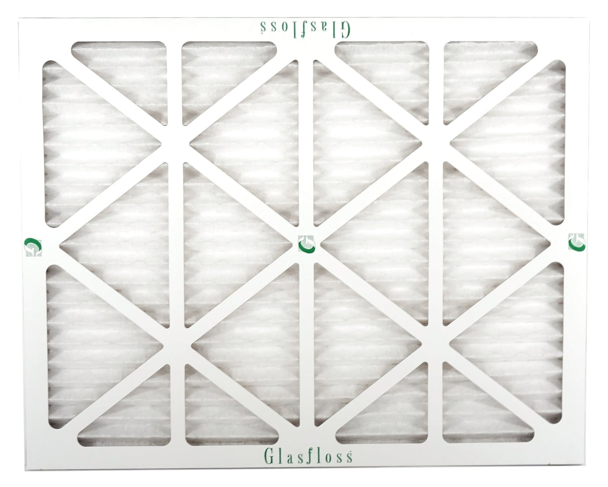 Glasfloss Air Filter 16x20x2 - 2"  10 - (Pack of 12) - Pleated  or  Air Filter - Furnace Air Filter - Home or Office - Made In The .
