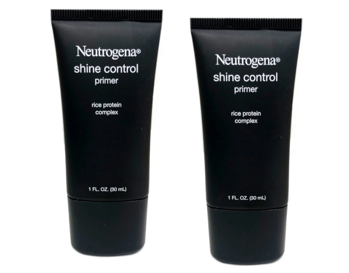 Neutrogena Shine Control Primer Rice Protein Complex, 1 Fl. Oz. - Pack of 2