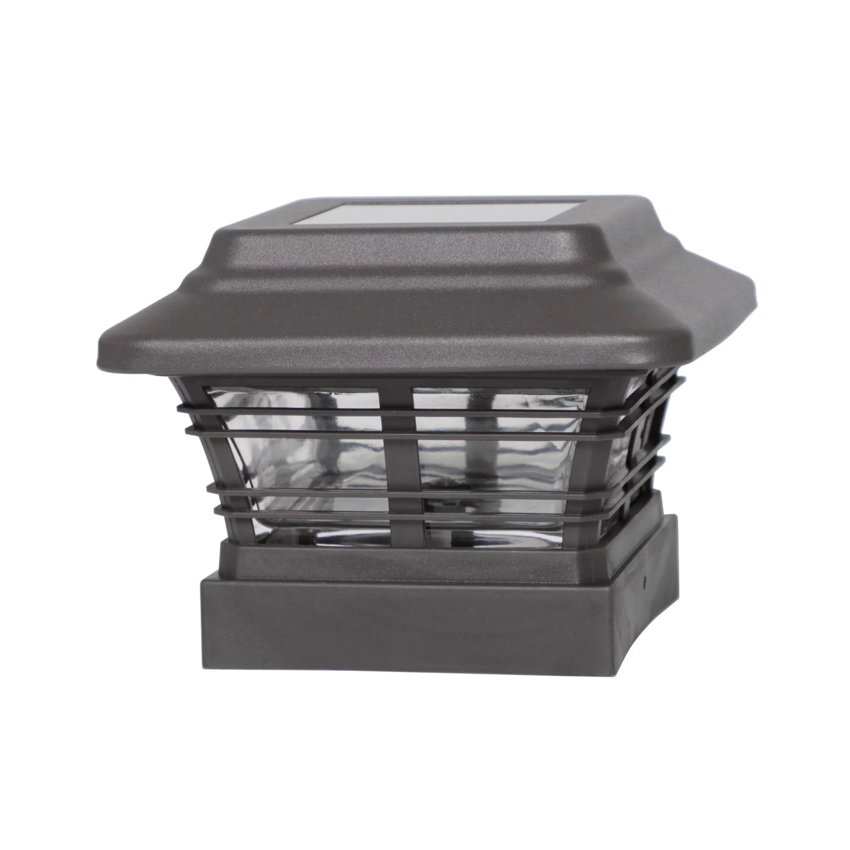 Better Homes & Gardens Solar Powered 4'' x 4'' Post Light,  Light (4-Pack)