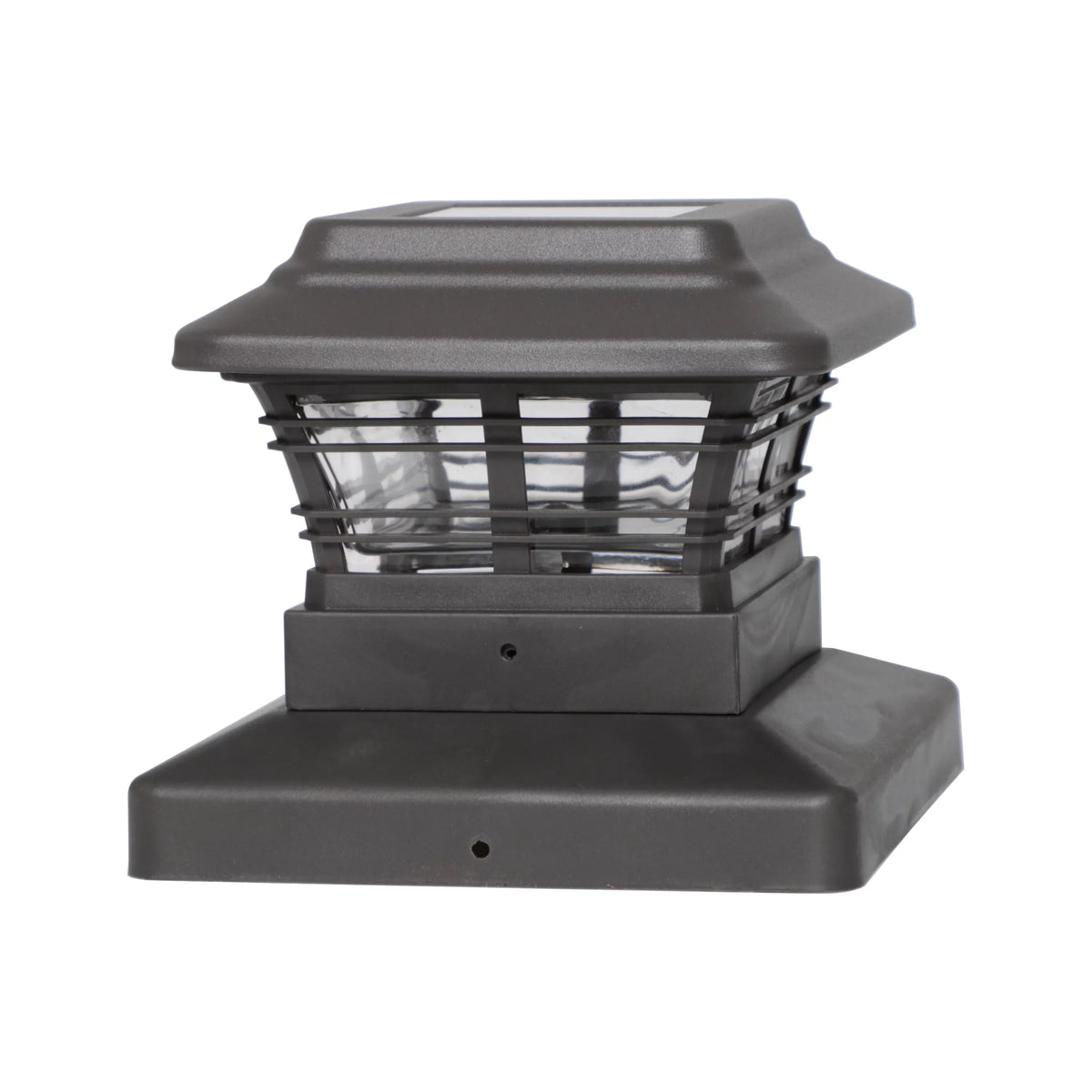 Better Homes & Gardens Solar Powered 4'' x 4'' Post Light,  Light (4-Pack)