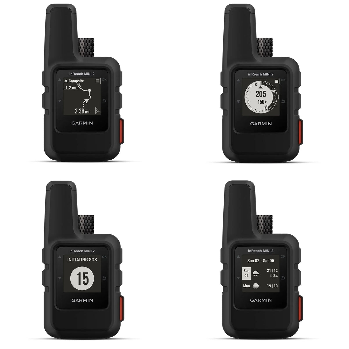 Garmin inReach Mini 2 Satellite Communicator (Black) with Charging Bank
