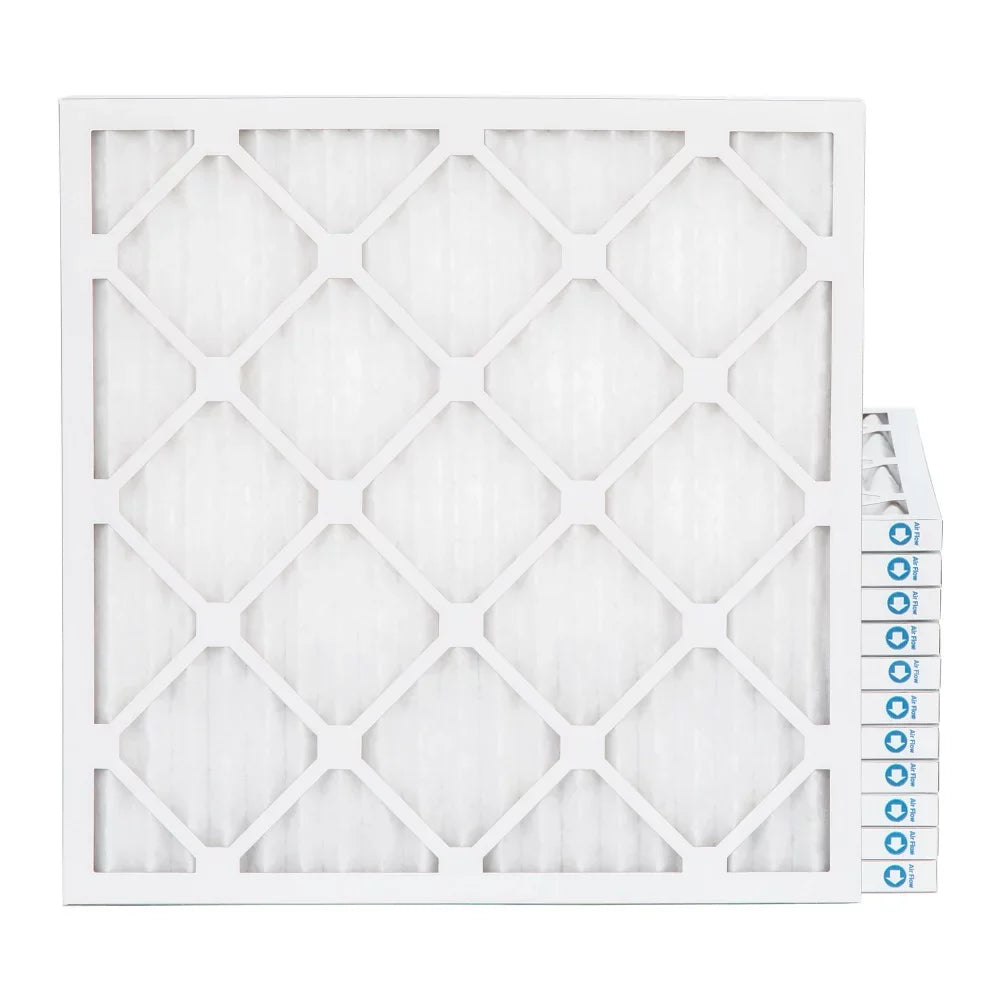 Pamlico Air 18x18x1  8 Pleated  Furnace Air Filters. Case of 12. Actual Size: 17-3/4 x 17-3/4 x 3/4