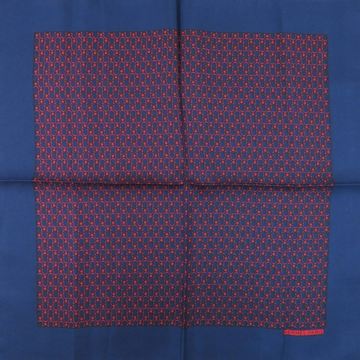 Pre-Owned Hermes Carré 45 neckerchief scarf muffler silk ladies  (Good)