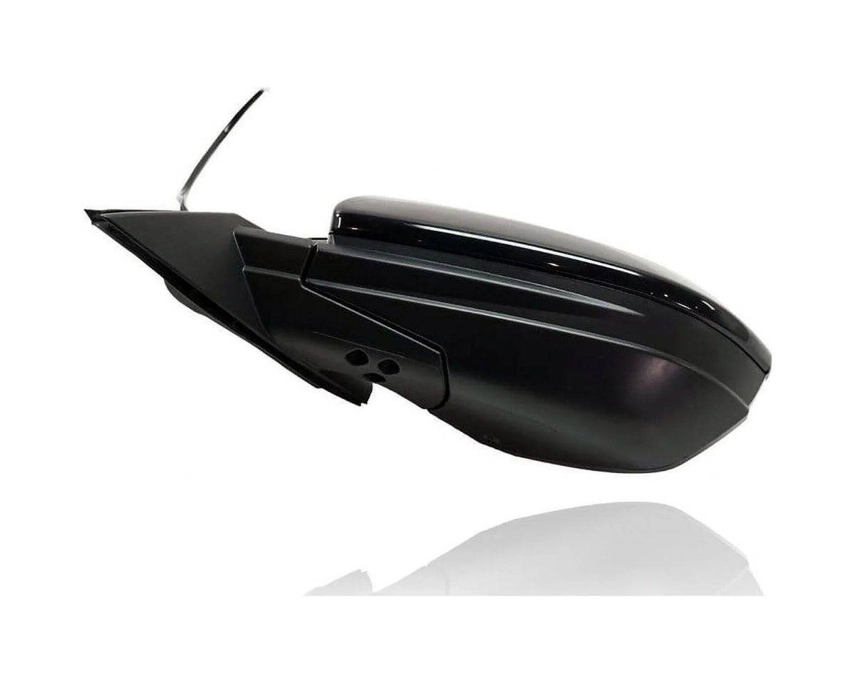 Door Mirror - Compatible/Replacement for '19-21 Honda Insight  - Powered, Heated Without Side View Camera, Matte-Black Cover - Left Hand - Driver - 76258TXMA01ZA