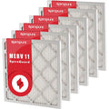 SpiroPure 17.38x19.75x1  11 Pleated Filter Air Filters - Made in  (6 Pack)