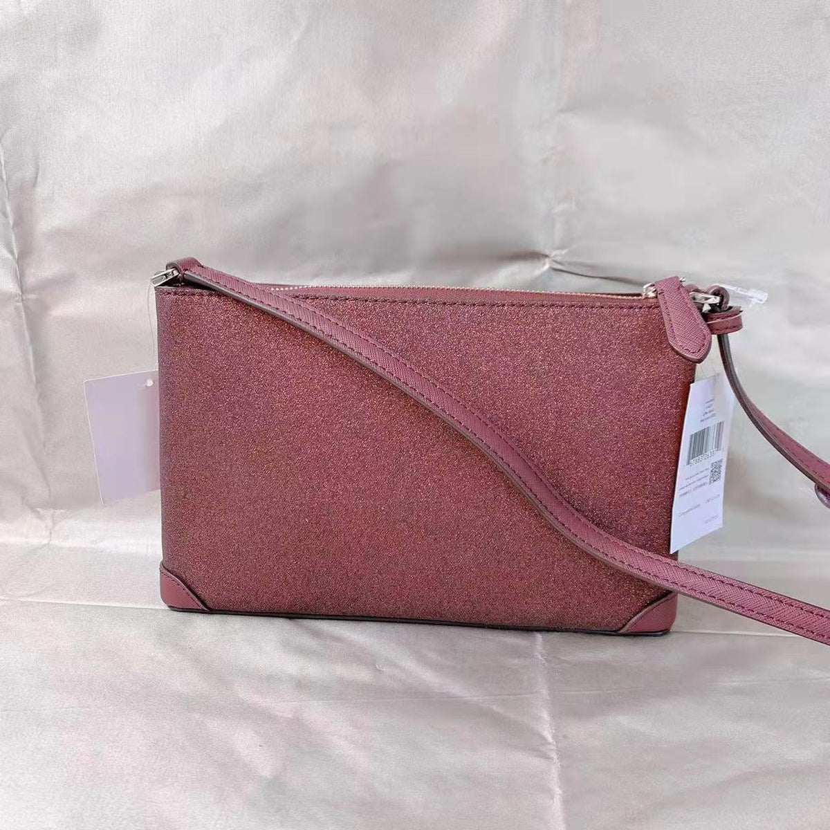 Kate Spade  Glitter Fabric CrossBody Bag In Deep Nova