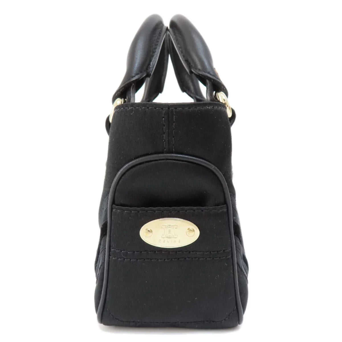 Pre-Owned Celine boogie bag handbag satin ladies  (Good)