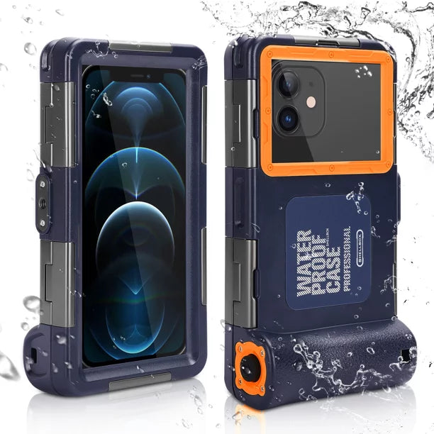 UrbanX Professional [15m/50ft] Swimming Diving Surfing Snorkeling Photo Video Waterproof Protective Case Underwater Housing for Xiaomi Mi 4s And all Phones Up to 6.9 Inch  with Lanyard