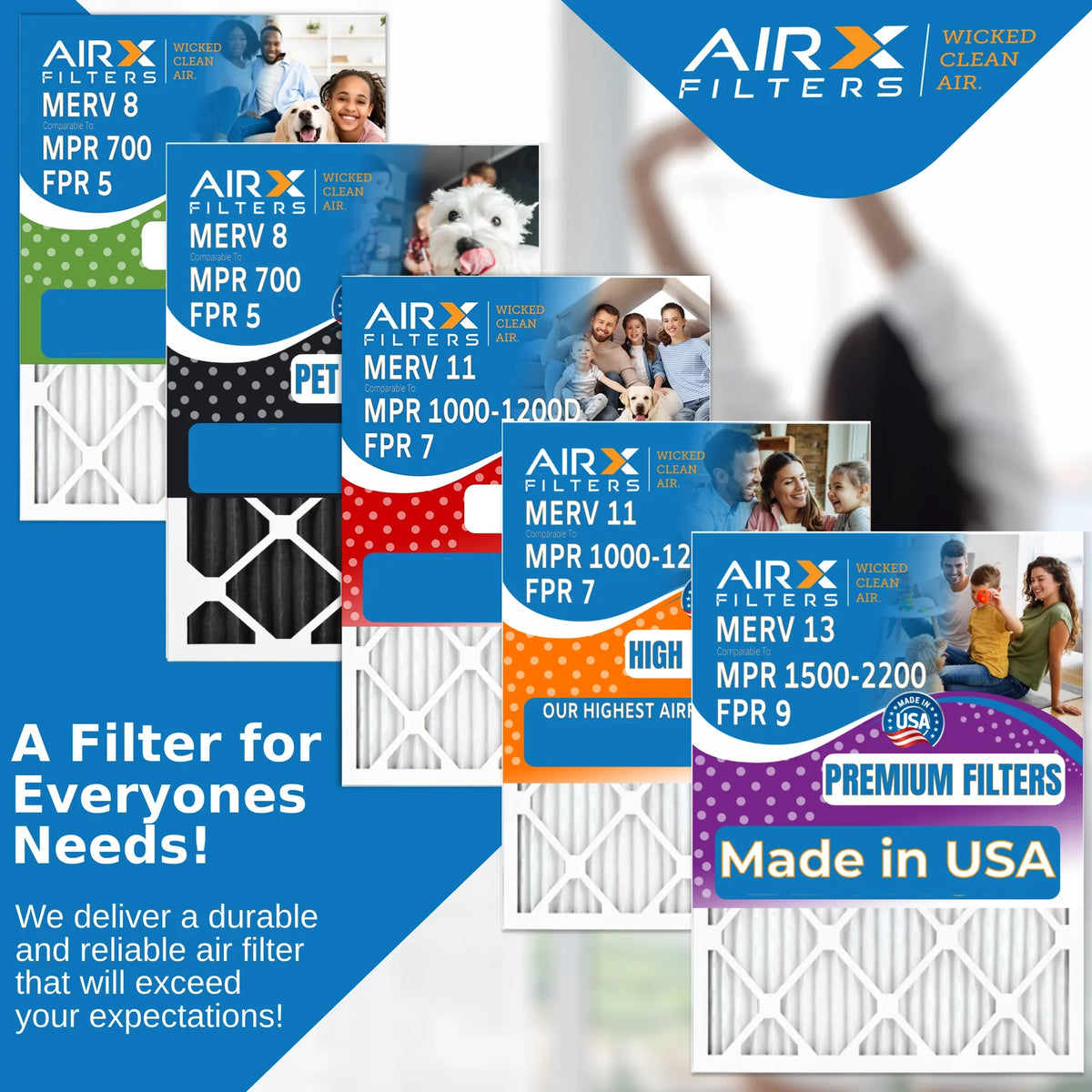 12x12x1 Air Filter  8 Comparable to  700 &  5 Electrostatic Pleated Air Conditioner Filter 4 Pack   Premium  Made 12x12x1 Furnace Filters by     .