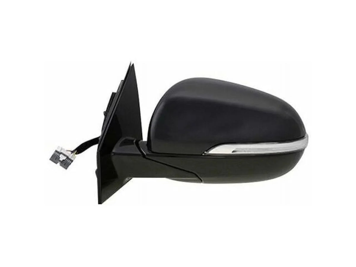 Left Driver Side Power Mirror - Paint to Match - Manual Folding - with Heated Glass and Turn Signal - without Camera and Blind Spot Detection - Compatible with 2016 - 2018 Kia Sorento 2017