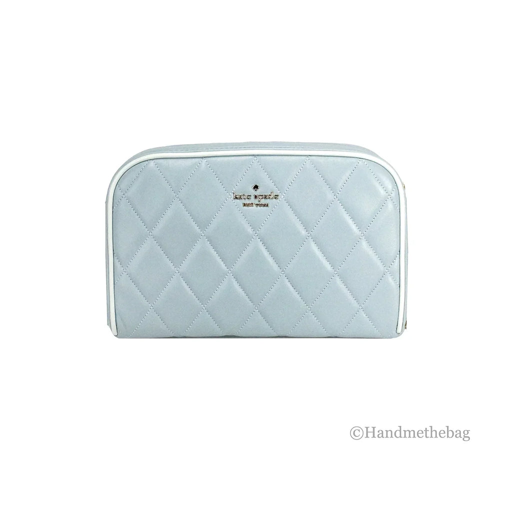 Kate Spade Carey Mini Wild Sage Quilted Smooth Leather Camera Crossbody Bag