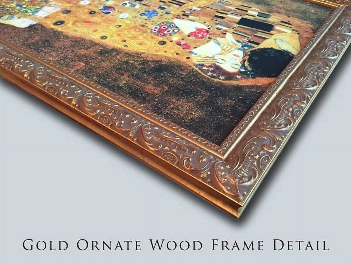 Portrait of Adele Bloch-Bauer  26x40 Large Gold Ornate Wood Framed Canvas Art by Gustav Klimt