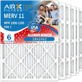 18x24x2 Air Filter  11 Comparable to  1000,  1200 &  7 Electrostatic Pleated Air Conditioner Filter 6 Pack  Premium  Made 18x24x2 Furnace Filters by     .
