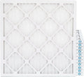 20X22x1  8 Pleated  Furne 1'' Air Filters By Pamlico. Case Of 12. Ext Size: 19-1/2  21-3/4  3/4, White