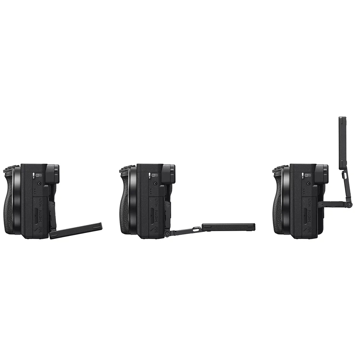 Sony a6400 4K Mirrorless Camera -6400L/ (Black) with 16-50mm f/3.5-5.6  Lens Kit + 0.43x Wide Angle and 2.2X Telephoto Lens Deco Gear Case Filter Set & Extra Battery Power Editing Bundle