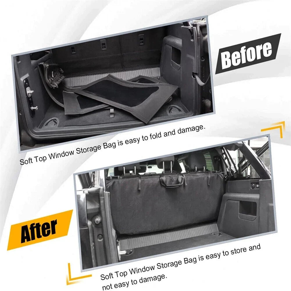 Soft Top Window Storage Bag for Ford Bronco Accessories 2021 2022