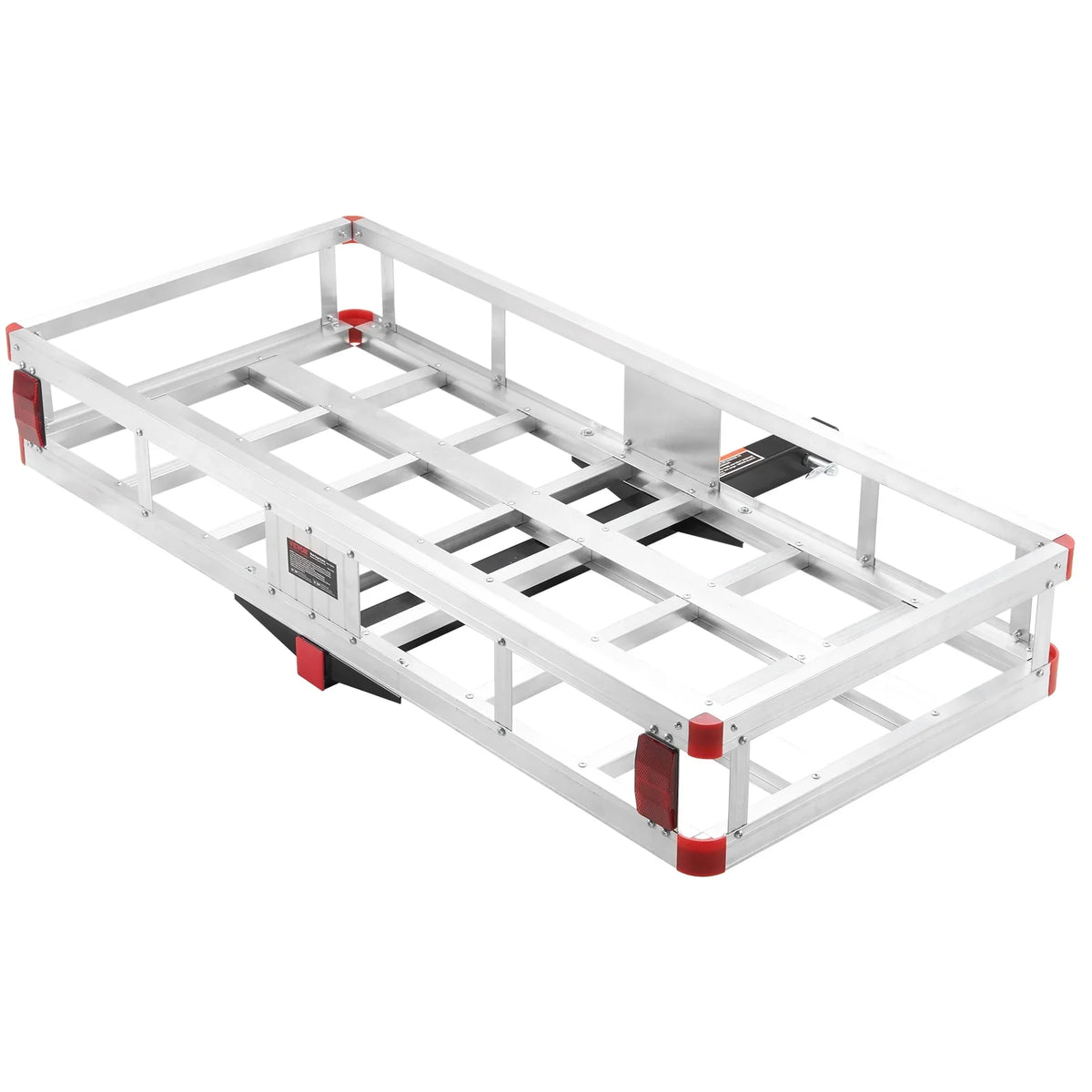 Hitch Mount Cargo Carrier 47 x 20 x 6 in 500lb Aluminum Corrosion-Resistant Fits 2" Receiver Cargo Basket for SUVs Sedans Vehicles