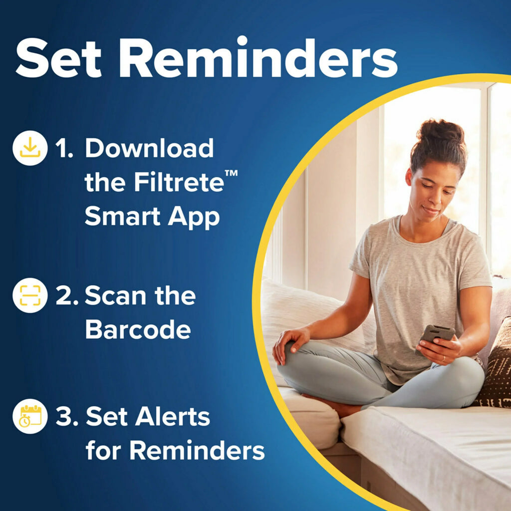 Filtrete 18x30x1 Air Filter,  1500  12, Advanced Allergen Reduction, 4 Filters