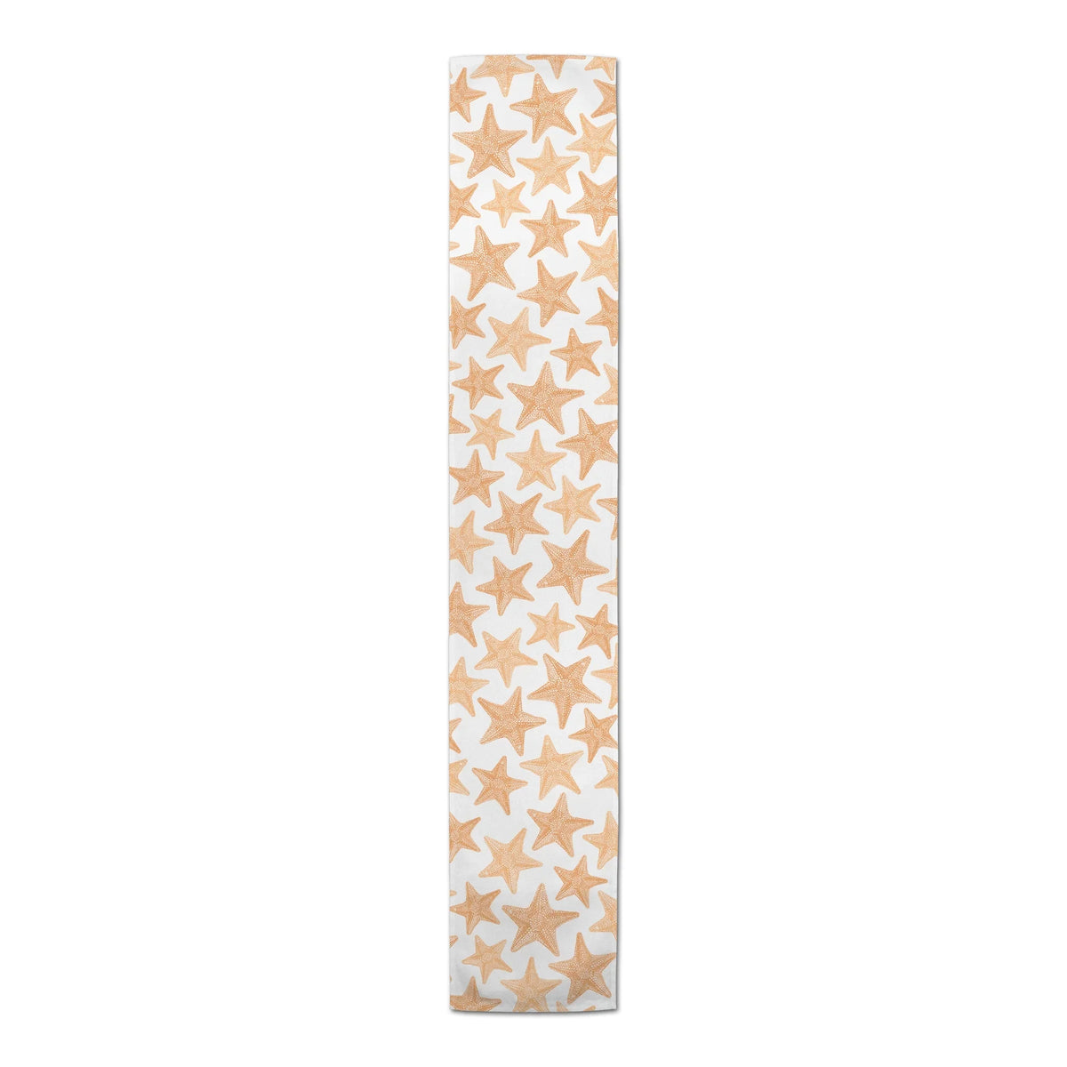 Creative Products Orange Sketched Starfish 16x90 Poly Twill Table Runner