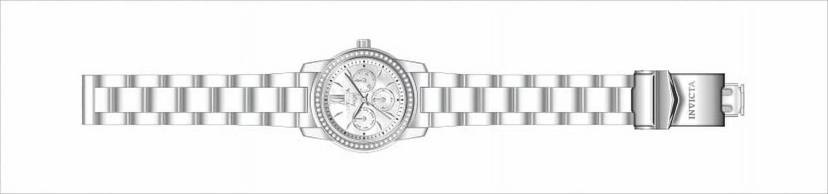Invicta Angel Crystal White Mother of Pearl Dial Ladies Watch 28686