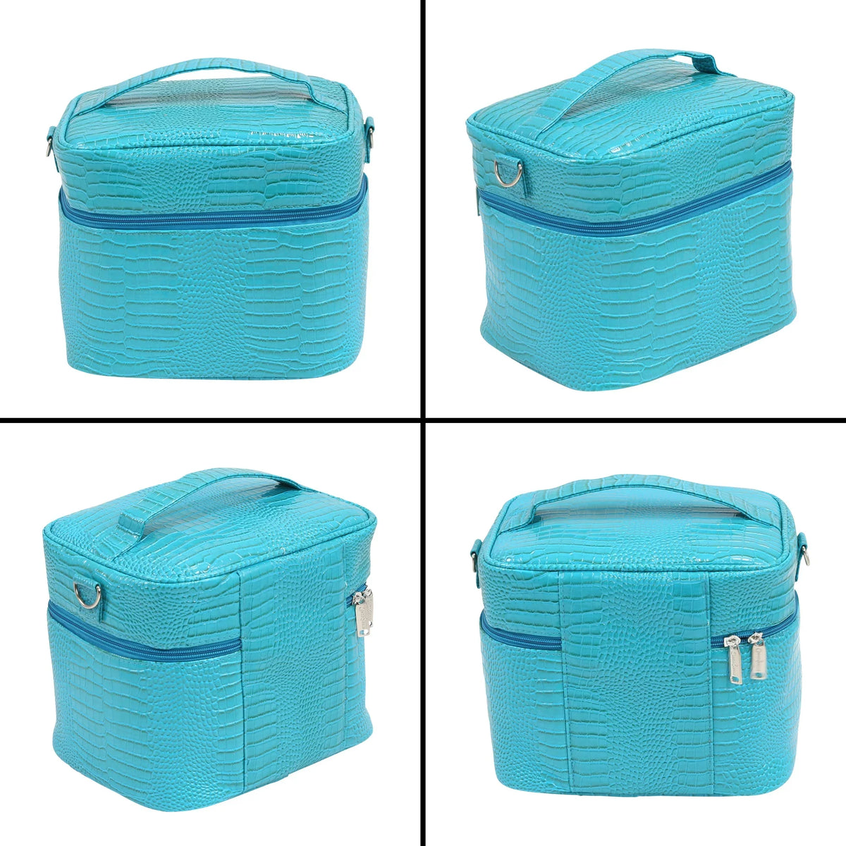 Picnic Gift 7220- Mojito-Four In One Insulated Cosmetics Bag, Houndstooth