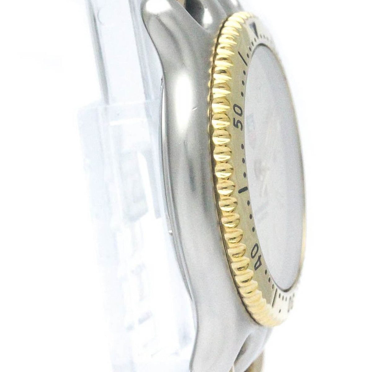 Pre-Owned Polished   Sel 200M Gold Plated Steel Mid Size Watch .713  (Good)