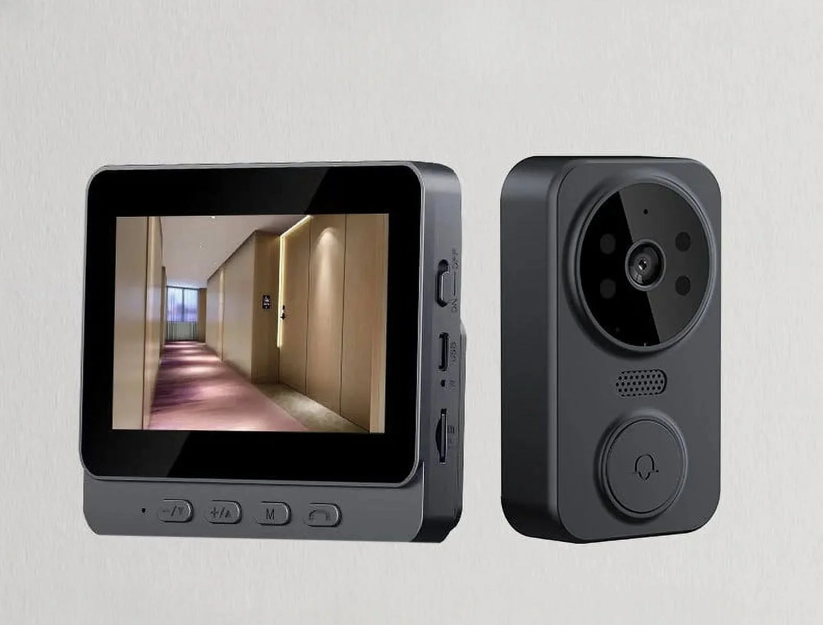 video doorbell 4.3-inch home smart life 2.4G wireless video two-way intercom doorbell monitoring