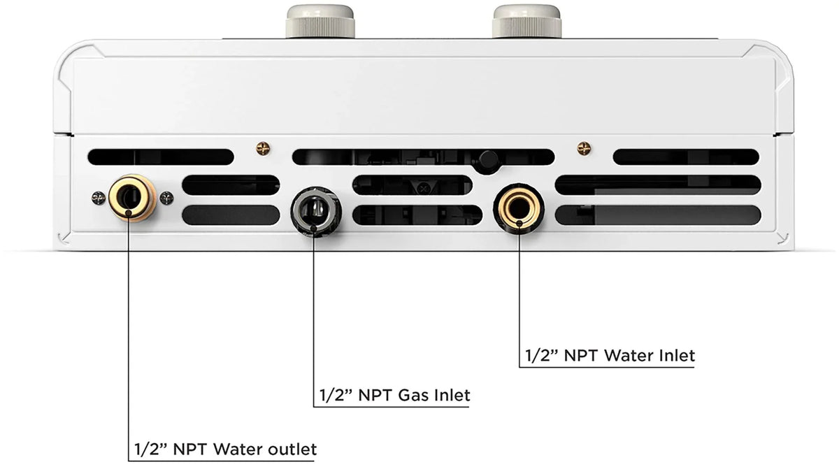 Eccotemp - Natural Gas Indoor Forced Vent Tankless Water Heater