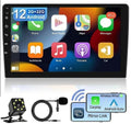 Android 2+32GB Car Stereo Wireless Carplay Android Auto Double Din Radio 9" 1280*720  Screen WiFi  Navigation Bluetooth  / Receiver  Backup Camera